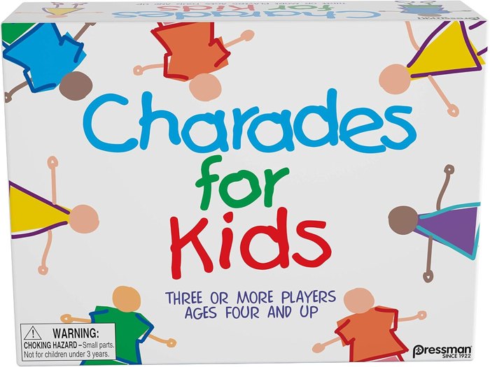 Charades for Kids game box