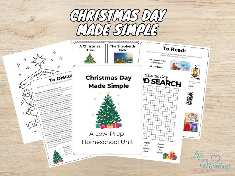 Christmas Day Made Simple printable unit