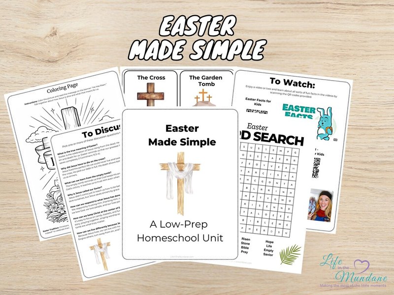 Easter Made Simple printable unit