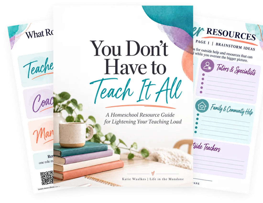 Pages from the You Don’t Have to Teach It All guide
