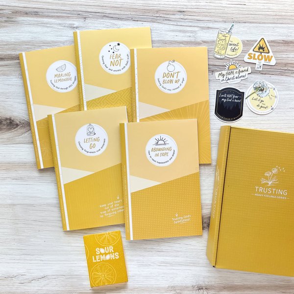 Heavy Feelings Bible Study Series workbooks from Not Consumed