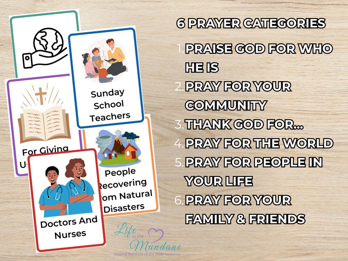 Prayer Cards Combo Pack – 3 Printable Sets (image 3)