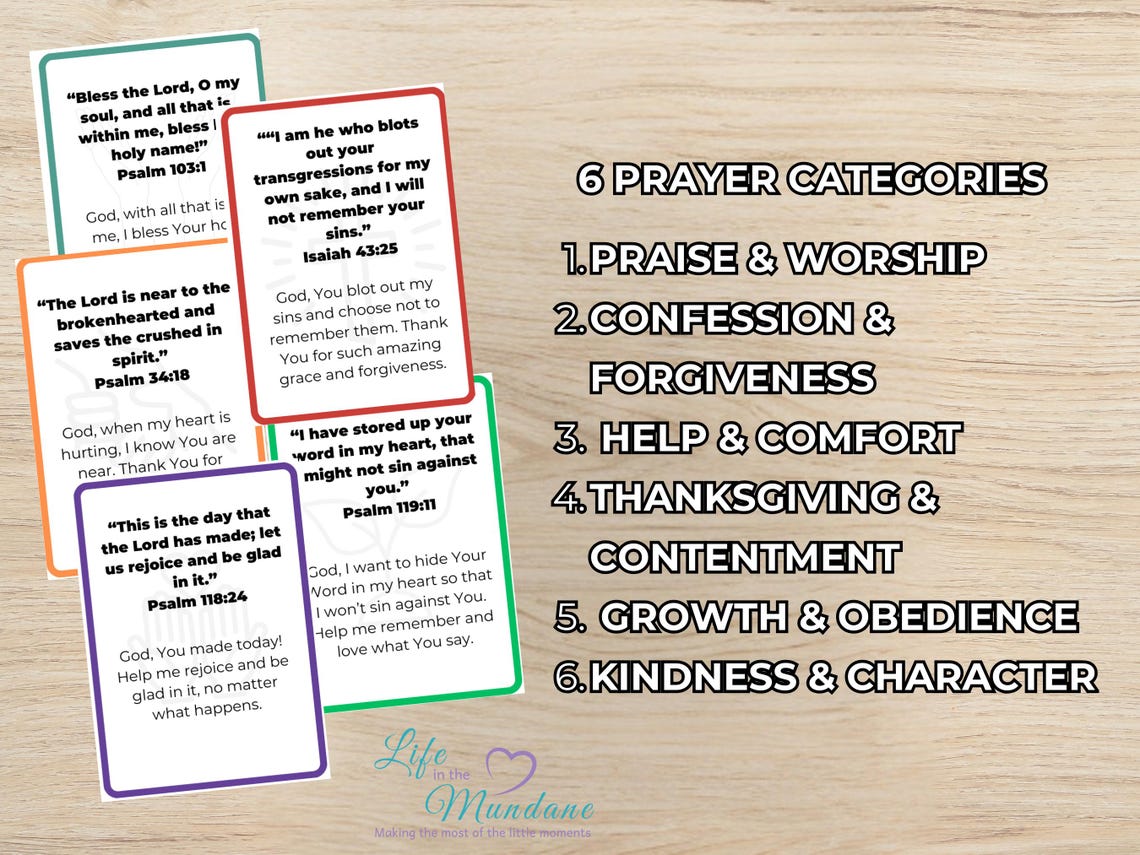 Prayer Cards Combo Pack – 3 Printable Sets (image 7)