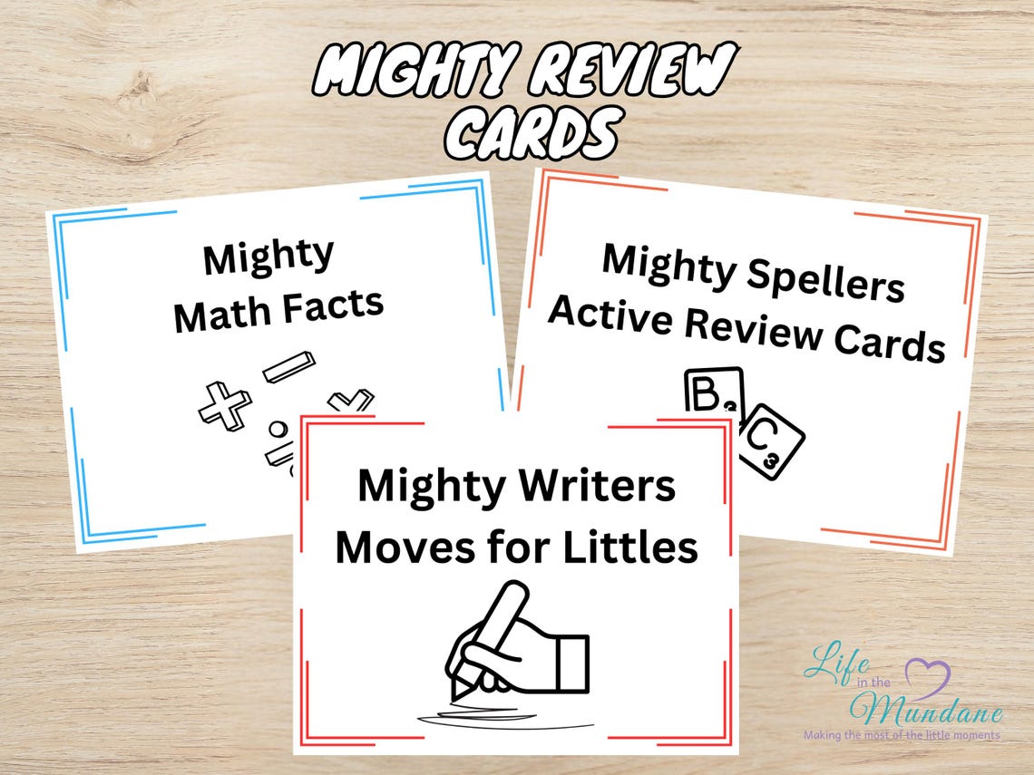 Mighty Review Card Bundle