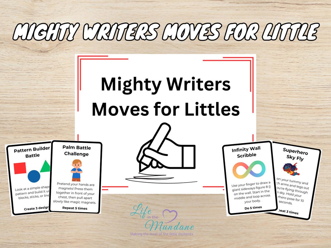 Mighty Writers Moves for Littles