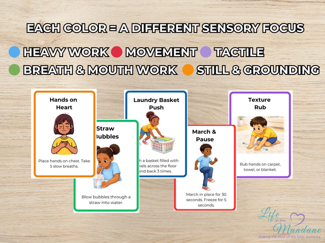 Sensory Reset Cards for Kids (image 3)