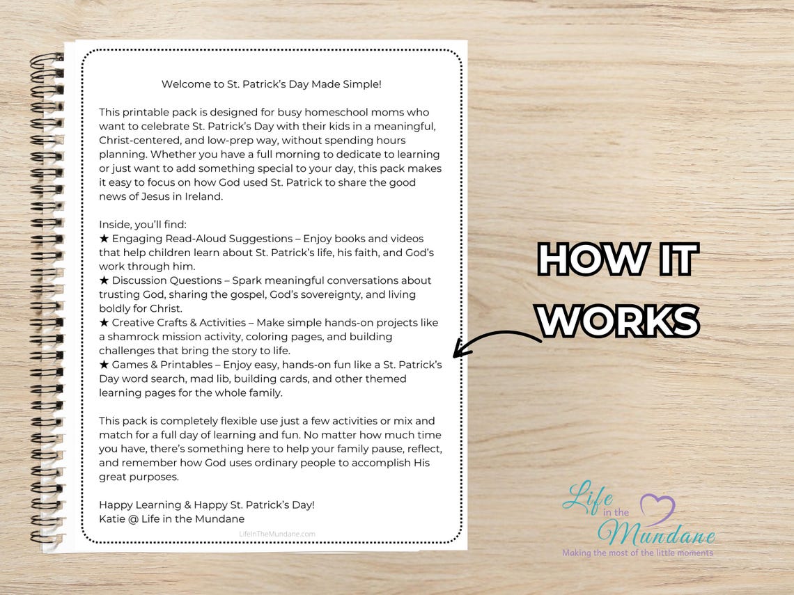 St. Patrick's Made Simple Printable (image 3)