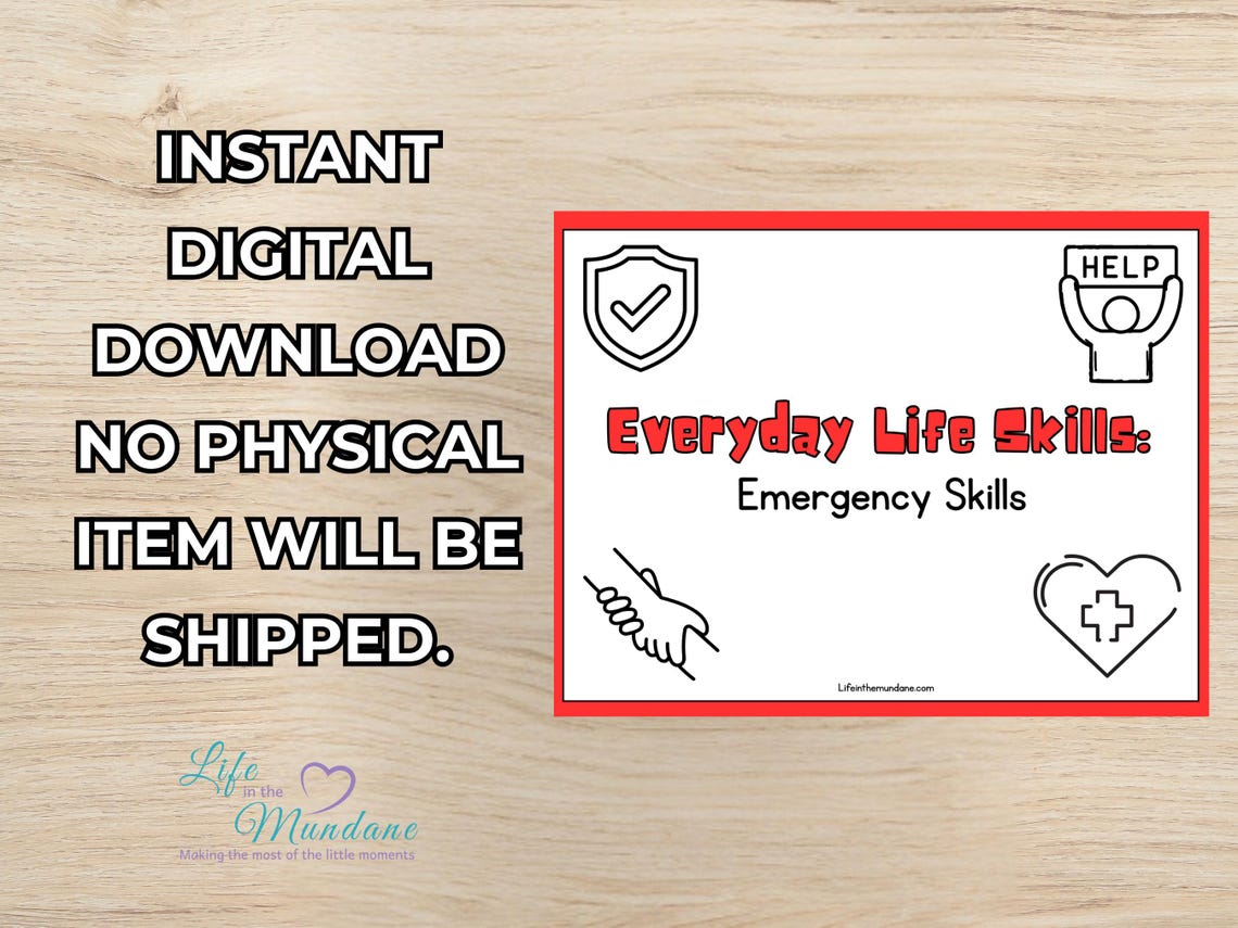 Everyday Life Skills Volume 2: Emergency Skills Pack (image 6)