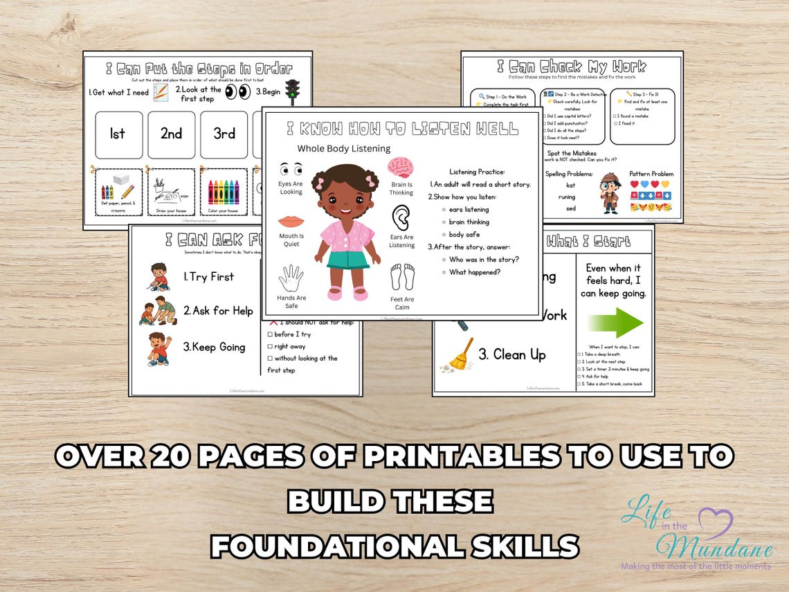 Everyday Life Skills Volume 3: Following Directions & Finishing Tasks (image 4)