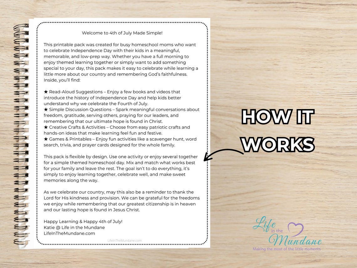 4th of July Made Simple Printable (image 3)