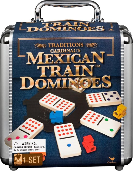 Mexican Train Dominoes game box