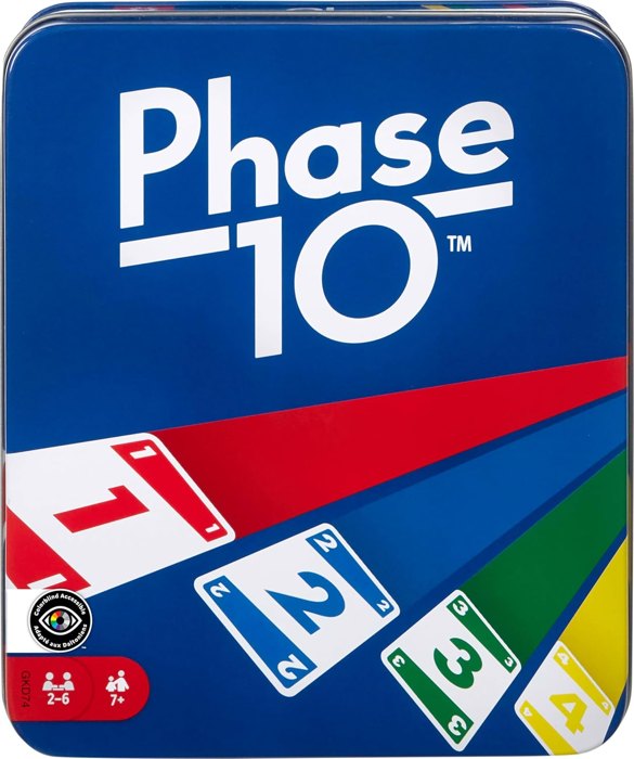 Phase 10 (dice or cards) game box