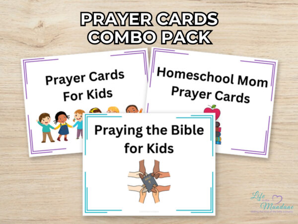 Prayer Cards Combo Pack printable from Life in the Mundane