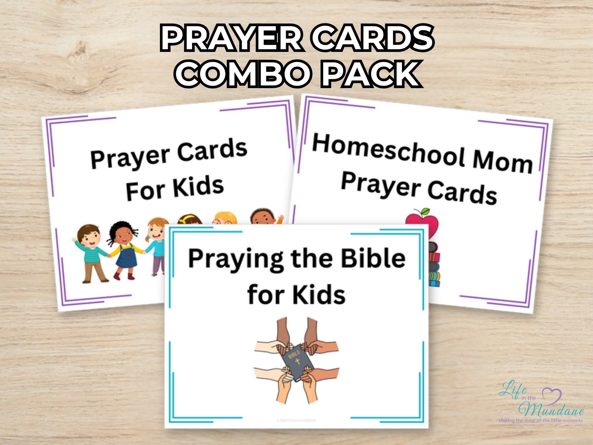 Prayer Cards Combo Pack printable from Life in the Mundane