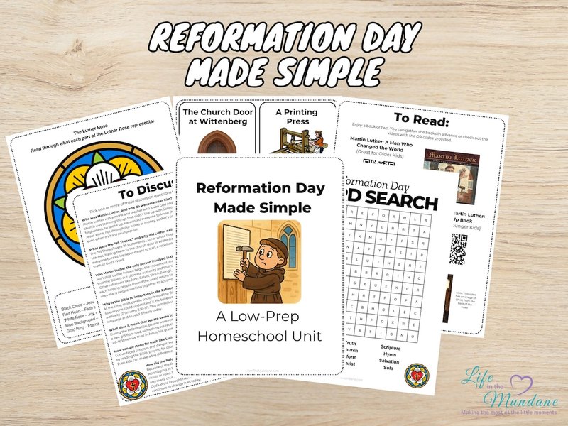 Reformation Day Made Simple printable unit