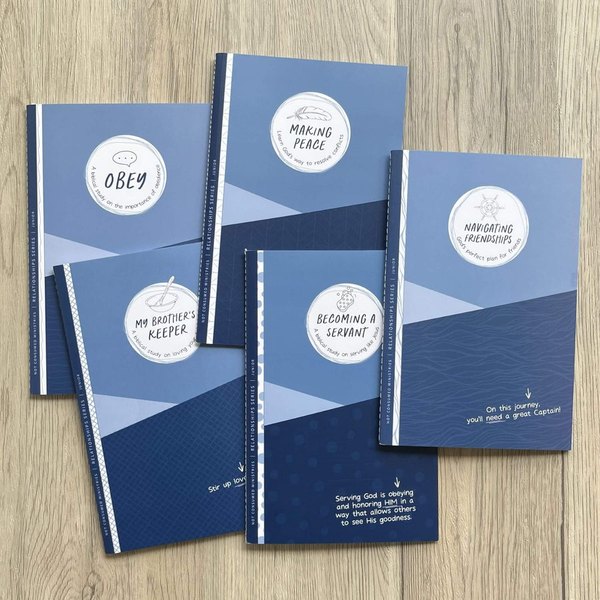 Relationships Bible Study Series workbooks from Not Consumed