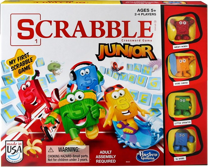 Scrabble Junior game box