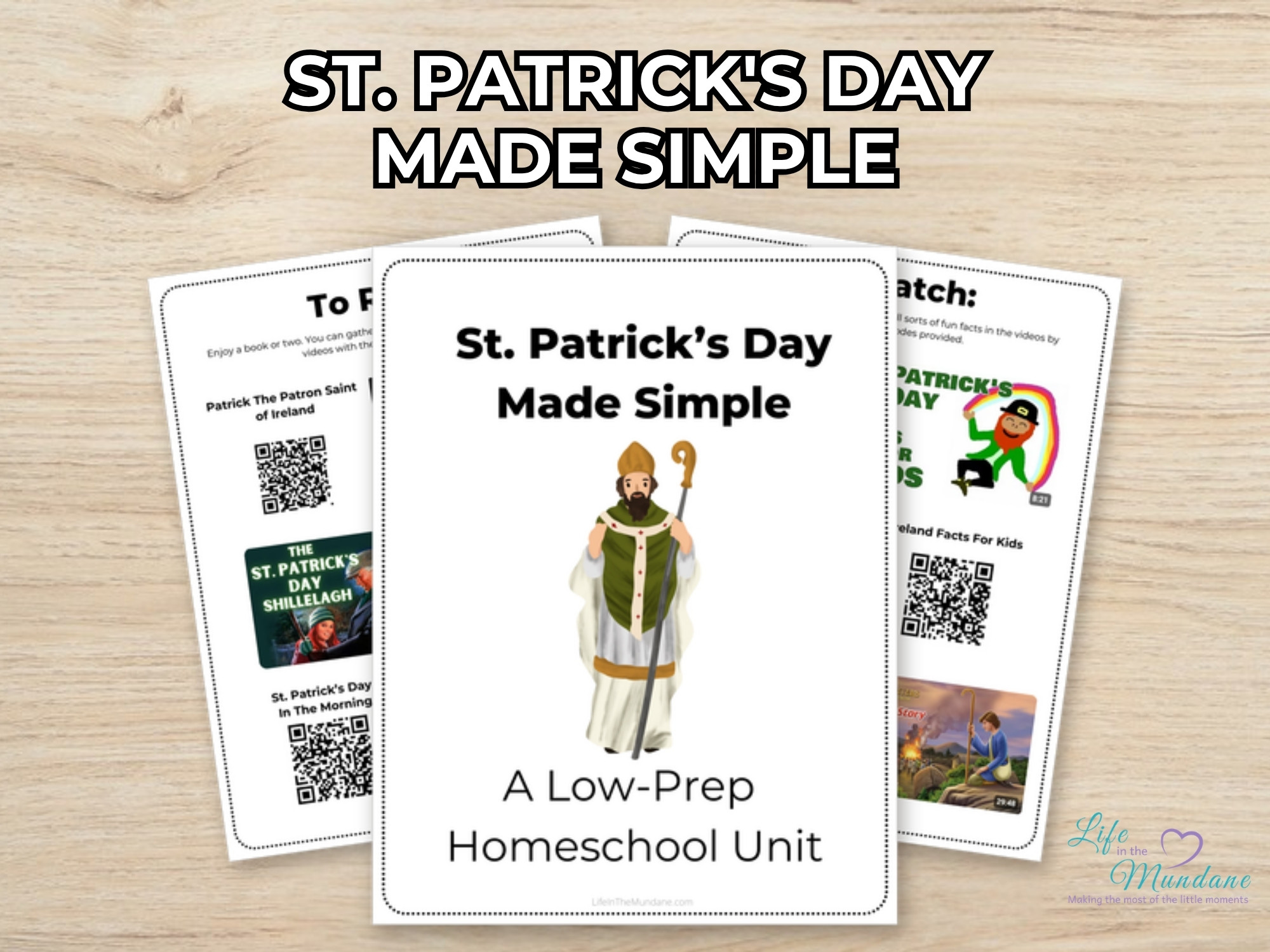St. Patrick's Day Made Simple printable from Life in the Mundane