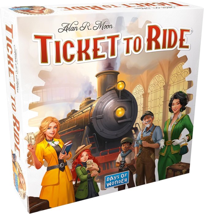 Ticket to Ride (and expansions) game box